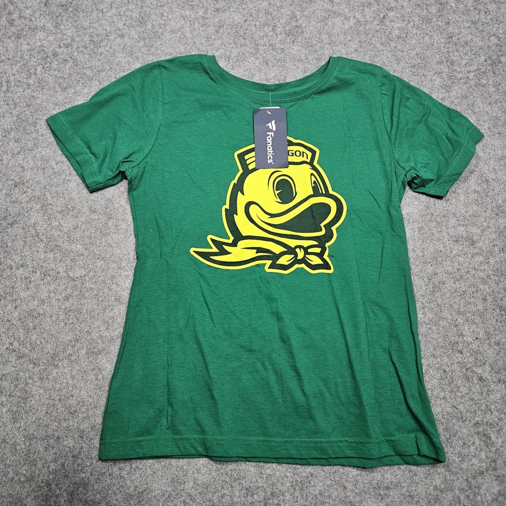 Oregon Ducks NCAA Short‎ Sleeve Green T-Shirt Women's Size Medium Alumni
